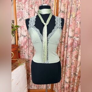 Light Green Fashion Scarf